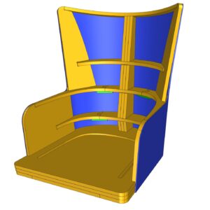 Frames of upholstered furniture for CNC machine