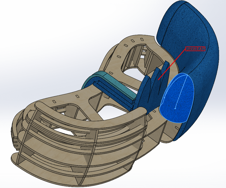 Снимок экрана 2024-09-14 175358 Sofa frame made of 18 mm plywood for manufacturing on a CNC machine
